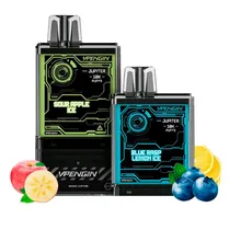 Vape Descartável Vapengin Jupiter com 5% Nicotina - 10K Puffs Sour Apple Ice + 10K Blue Rasp Lemon Ice