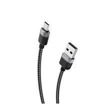 Oraimo Cable Micro-USB Rock-Solid OCD-M72 Goma 1M Black/Silver