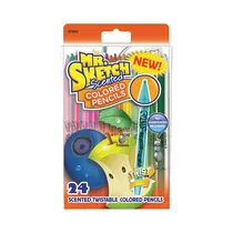 Lápices de Color MR. Sketch Scented Twistable Colored Pencils 1970620 24 Unidades