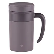 Copo Térmico Zojirushi com Infusor e Filtro 480ML Marrom