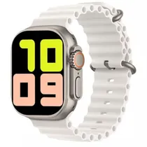 Relogio Smartwatch Okpu Ultra 3 D06 / 2.08" / com Bluetooth - Branco