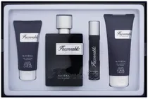 Kit Perfume Façonnable Riviera Edp 90ML+20ML + Gel Douche 50ML+90ML - Masculino