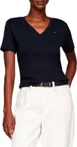 Camiseta Tommy Hilfiger WW0WW40584 02G - Feminina