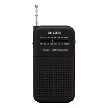 Rádio Portátil Aiwa AWFML1 - Aux - AM/FM - 2X Pilhas AAA - Preto
