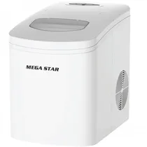 Fabricador de Gelo Mega Star ZB20L Inox - Branco