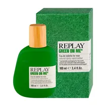 Perfume Replay Green On Me For Man - Eau de Toilette - Masculino - 100ML  Perfume Rep...