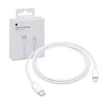 Cabo Apple MQGJ2ZM/A USB-C / Lightning para iPhone com 1 Metro - Branco