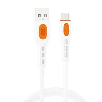 Cabo Type-C/USB-A Xo NB280 3A/1M - Branco