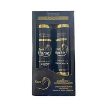 Kit Tratamiento Capilar Kerabrasil Kera Horse Gold 2 Piezas