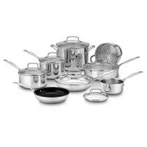 Jogo de Panelas Cuisinart Inox 14PÇS