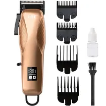 Máquina de Cortar Cabelo HTC AT-706 Recarregável - Dourado/Preto