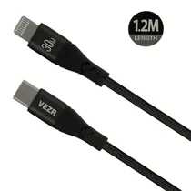 Vezr Cabo VD07 Type-C/Lightining 30W 1.2M Black
