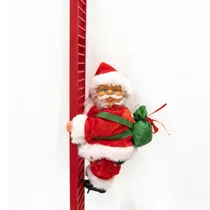 Enfeite de Natal Papai Noel L8-655 Sobe Escada 25CM