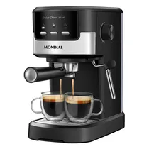 Cafeteira Elétrica Mondial Espresso Dolce Crema C-20-Ec - 1200W - 1.2L - 110V/60HZ - Preto