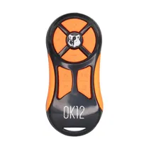 Controle Remoto Okami OK12 - Longa Distância - Universal - 1200M - Preto e Laranja
