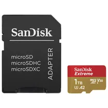 Cartao de Memoria Micro SD Sandisk Extreme V30 A2 U3 1TB 4K Uhd - SDSQXAV-1T00-GN6MA