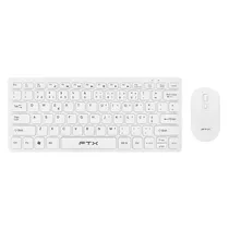 Kit Teclado e Mouse FTX GK03 Wireless Portugues - Branco Kit Teclado e Mouse FTX GK03 Wireless Portugues - Branco