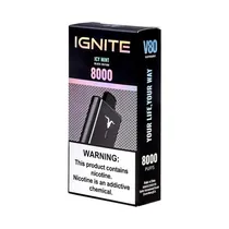 Pod Descartável Ignite V80 Black Icy Mint 8000 Puffs