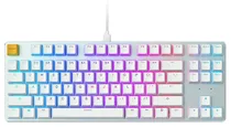 Teclado Gaming Glorious Glo-GMMK-TKL-BRN-W RGB Branco - com Fio (Inglês)