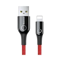 Cable Baseus CALCD-09 USB-A A Lightning 1M Rojo