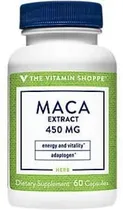 The Vitamin Shoppe Maca Extract 450MG Herb (60 Cápsulas)