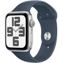 Apple Watch Se 2 44MM GPS MXEQ3LL/A Aluminum Silver/Sport Band Storm Blue s/M