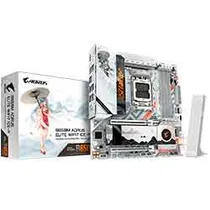 Placa Mãe Gigabyte B850M Aorus Elite Wi-Fi 7 Ice-P Socket AM5 / DDR5