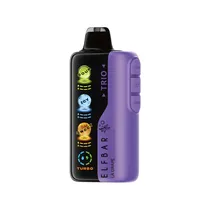 Vaper Descartável Elfbar Trio La Grape