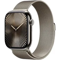 Apple Watch Series 10 46MM GPS + Celular MWYC3LW/A Natural Titanium/Milanese Loop Natural M/L