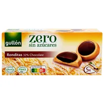 Biscoito Ronditas Gullon Sem Açúcar 186GR