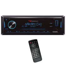 Reprodutor de CD Automotivo Nakamichi NQ921B 4 de 50 Watts com Bluetooth e USB - Preto