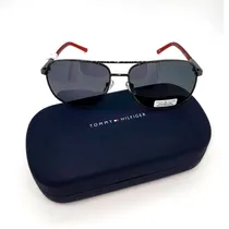 Óculos Tommy Hilfiger Unisex Vernon OM543P Shiny Gunmetal - 66396472-000-868-STD