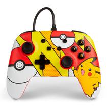 Controle Powera Enhanced Wired Pokemon Pikachu Pop Art para Nintendo Switch - PWA-A-02506