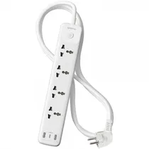 Oraimo Filtro de Linea OWS-E351 4 Tomadas + Puerto USB-A/USB-C White