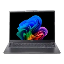 Notebook Acer Aspire 14 Ai A14-52MT-94H5, Intel Core Ultra 9 288V 3.30HZ (5.10GHZ), Intel Ai Boost 48 Tops, 32GB Ram, 1TB SSD, Tela 14" Touch Full HD (1920 X 1080) Ips, Windows 11 Home Copilot+ PC, Inglês, Cinza