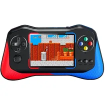 Console Portátil Game Box Q12 de 3.5" com 500 Jogos - Vermelho/Azul (Inglês Chinês)