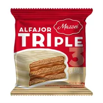 Mazzei Alfajor Triple Blanco 65GR  Mazzei Alfa...