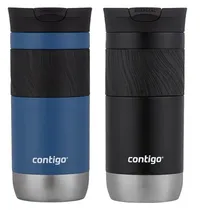 Kit Garrafa Térmica Contigo Snapseal 473ML - Sake/ Blue Corn