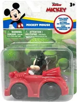 Carrinho Disney Junior Pull Back Action Mickey Mouse Funhause - Mickey