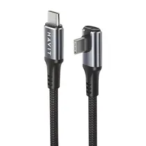 Cabo Havit USB-C Macho A USB-C Macho / 3M - Preto (CB6314)