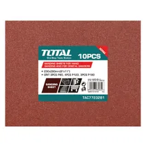 Kit de Papel de Lijadora Total TAC7723281 230 X 280 MM 10PZ