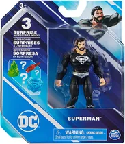 Boneco Superman Black DC Comics Spin Master - 6056331