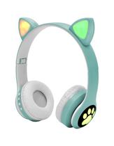 Fone de Ouvido Cat BT-Aux-LED MDP-23M Verde Bra