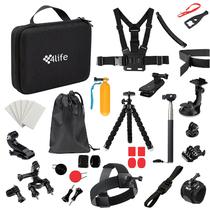 Kit de Acessorios para Cameras de Acao 4LIFE FL50 - Preto