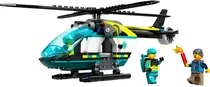 Lego City Emergency Rescue Helicopter - 60405 (226 Peças)