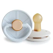 Frigg Set Chupete Little Vicking 1 Cream / Powder Blue