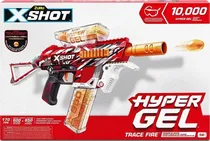 Zuru Pistolas X-Shot Hypergel Automatico Trace Fire c/10.000 Balines de Gel Plastico 8 Años+ Multicolor