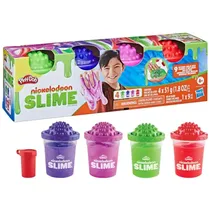 Play-Doh Nickelodeon Slime Kit 4 Rainbow - Fiesta de Colores