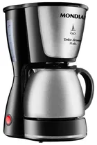 Cafeteira Elétrica Mondial C-34 JI-15X Bella Arome Inox - 550W - Até 15 Xícaras - 110V/60HZ - Preto
