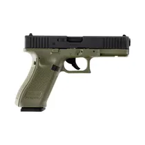 Pistola de Airgun Umarex Glock 17 GEN5 BBS de Acero 4.5MM Verde/Negro